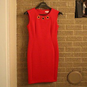 Sexy Calvin Klein Red Dress